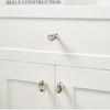 Kitchen Cupboard Handle Middle Ancient Pebble Style Creative Brass Cabinet Pull for Wardrobe Drawer Home Furniture Upgrade