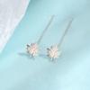 Orecchini Pendenti Foglia d'Acero in Argento 925 per Donna Eleganti Minimalisti Gioielli Raffinati Accessori di Lusso Leggero
