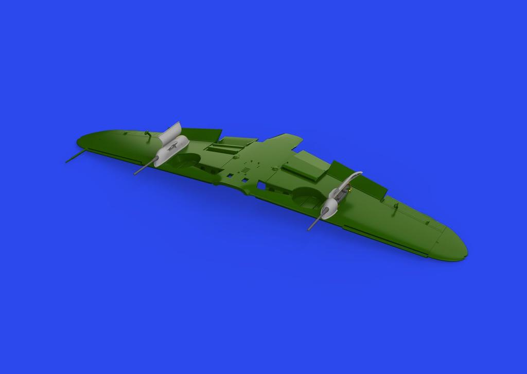 Eduard 1/72 Scale Brassin Bf109F/G/K 20mm Machine Gun Gondola (for Eduard) Plastic Model Parts EDU672326