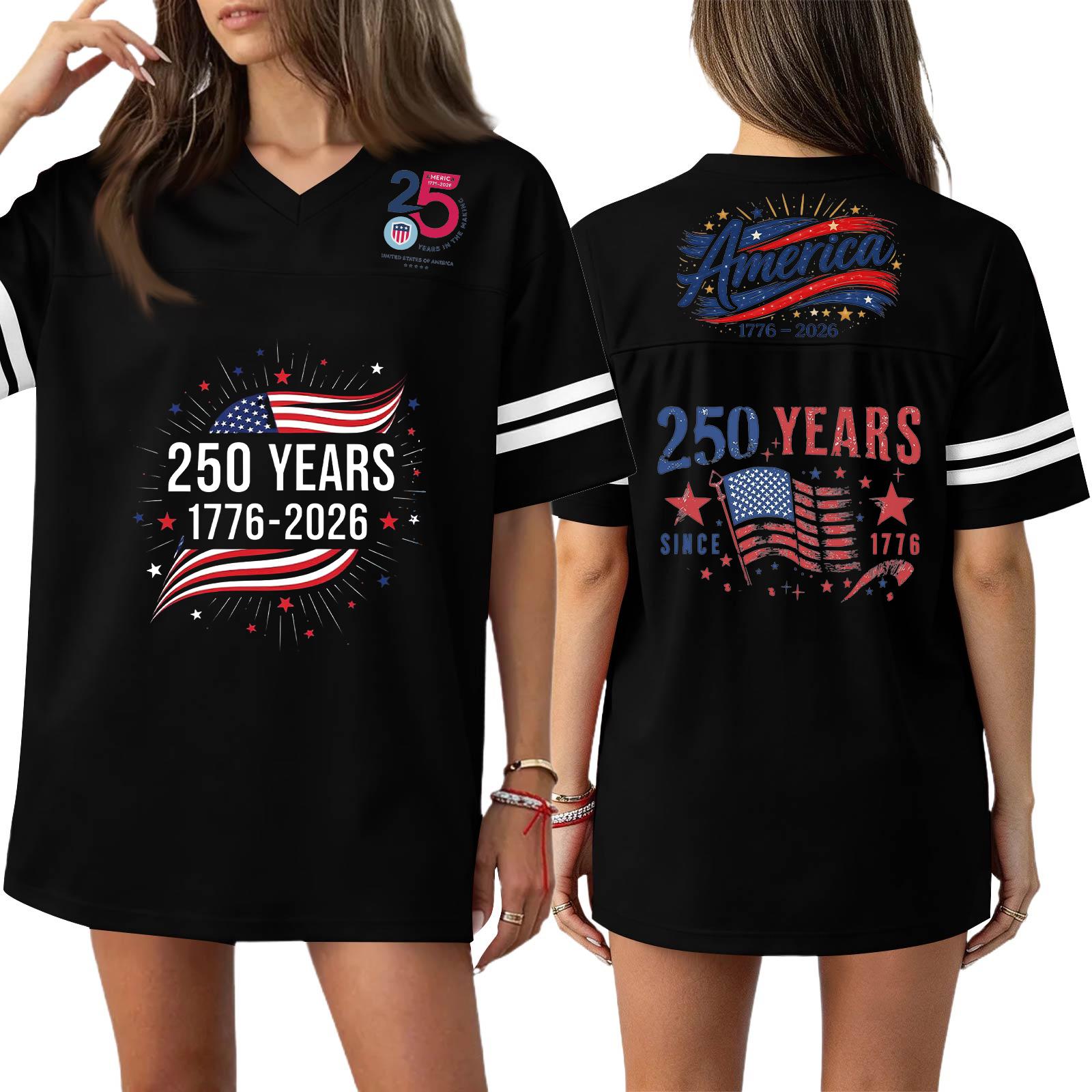 

Женская повседневная модная спортивная футболка с V-образным вырезом, принтом ко Дню независимости, коротким рукавом, топ L чёрный