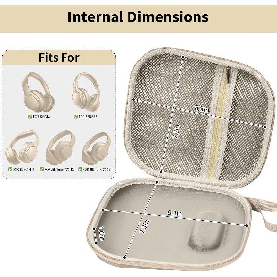 ALKOO Hard Headphone Case for Sony WH-CH720N/ for JBL Tune 720BT