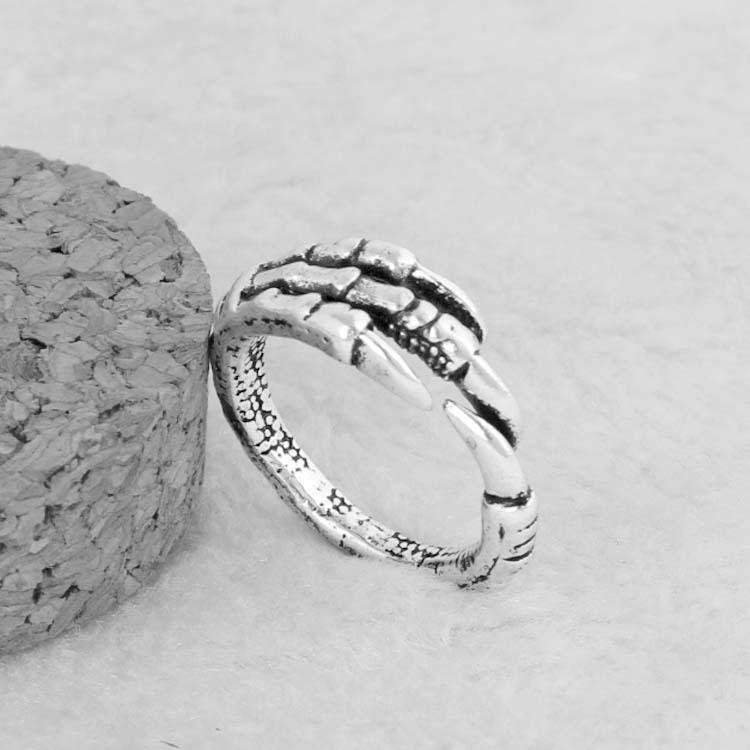 Punk Popular Jewelry Domineering Male Dragon Claw Retro Ring