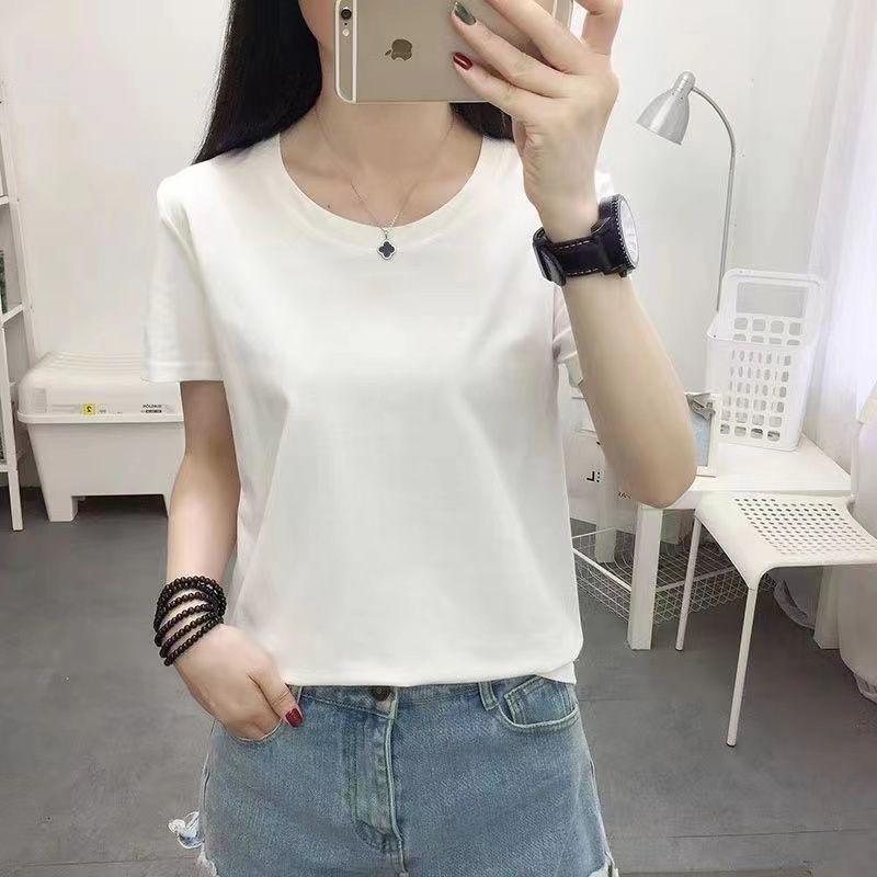 

Women s Summer 2026 Short-Sleeve Loose Fit T-Shirt, Slimming Mid-Length, Plus Size, Stylish Base Layer S [For 25-30 kg]