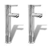 Bathroom Mixers - VIDAXL - 2 Holes - Chrome-plated Brass - Fixed - Not Water-saving