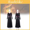 Unique Unisex Black Medieval Costume Dress For Halloween Renaissance Events And Cosplay
