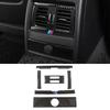 Back Row Air Outlet Vent Sticker For BMW 3-4 Series GT 2013-19 Real Carbon Fiber