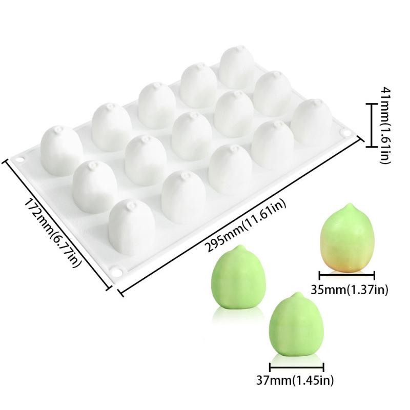 Mango Silicone Cake Mold for Fruit Mousse Homemade Dessert Pastry Bakeware  for Birthday Party