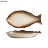 Zmiany Pieca Ceramiczny Talerz w Kształcie Ryby Domowy Talerz do Gotowania na Parze Ryb Talerz do Sashimi Talerze do Serwowania Restauracyjne Polecana Zastawa Stołowa