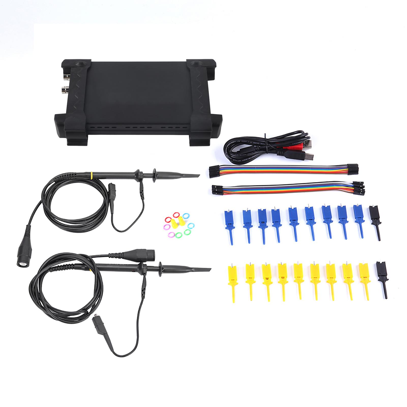 

6022BL PC USB Oscilloscope 20MHz Bandwidth 16 Channels Logic Analyzer білий