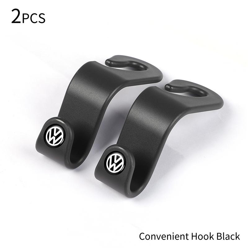 swe3Car Seat Headrest Hook Auto Rearseat Hanger Accessories For Volkswagen VW Passat Golf Tiguan Polo Scirocco Jetta T-ROC Touareg SUHN1