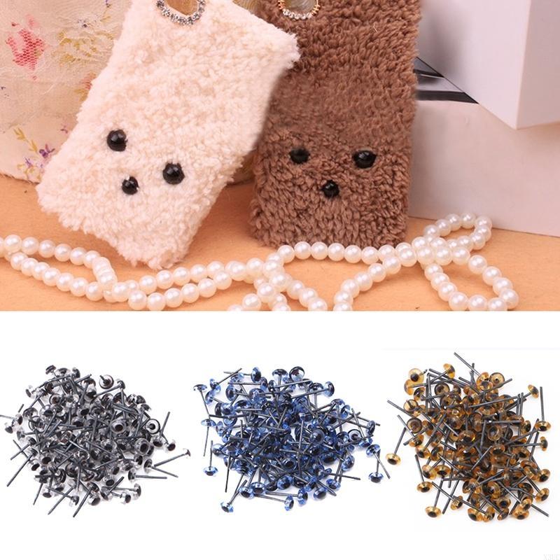 

150 пар 5 мм пластиковых безопасных глаз для валяния иглой, медведь для куклы, животное X3UC China Mainland