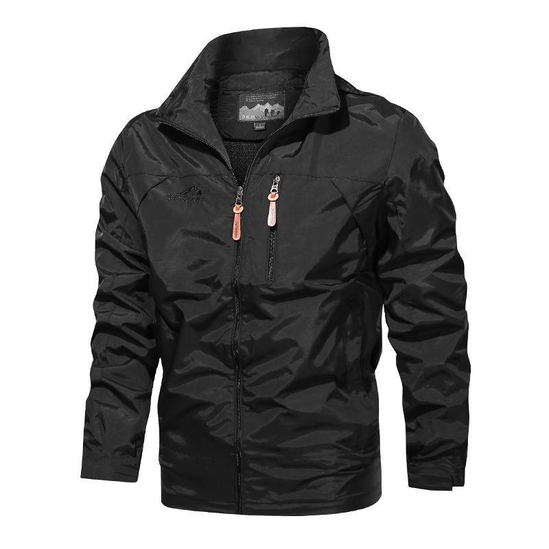 Men's Bomber Jacket With Multi-pocketed Lightweight Flight Jackets Casual Varisty Military Jacket for Men Fashion Zip-Up Windbreaker Plus Size