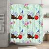 Whimsical Party Gnomes Shower Curtain Perfect for Your Bathroom Decor!