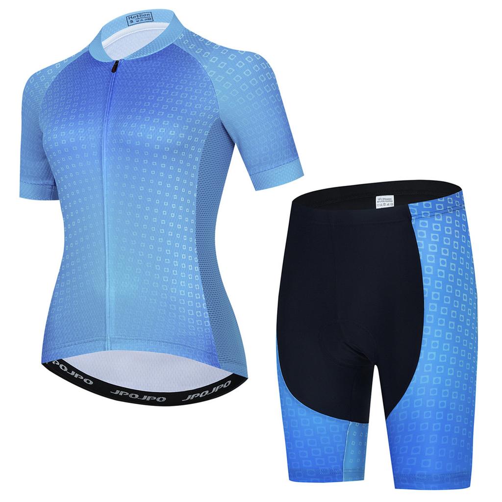 2025 Women's Cycling Jersey Set Summer Anti-Sweat Bicycle Clothing Kit Breathable Mountain Ladies Bike Clothes Cycling Suit