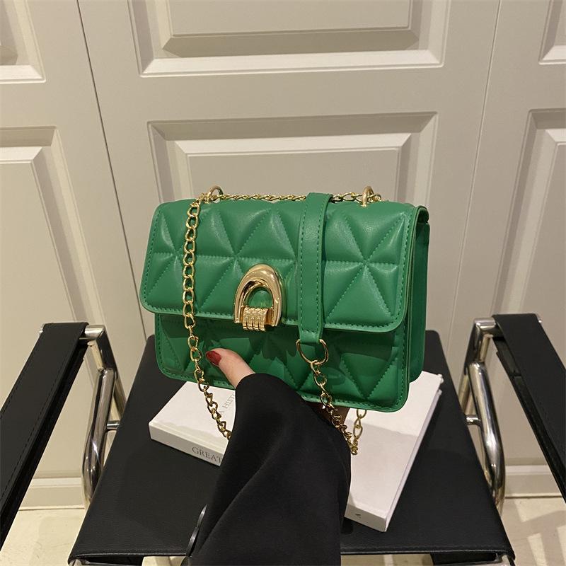 Chain bag women's senior 2025 summer new Korean version fashion small square bag Internet celebrity versatile ins shoulder messenger