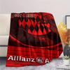 1PC Custom Name FC Bayern Munich Patterned Flannel Blanket Suitable For All Seasons for Home Decor Warmth and Comfort Gifts Holiday Present -HE56