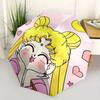 1 Stück Sailor Moon Automatisches Öffnungs- und Schließschirm - Geeignet für verschiedene Anlässe, Outdoor-Aktivitäten, Leicht und Langlebig Automatischer Fo