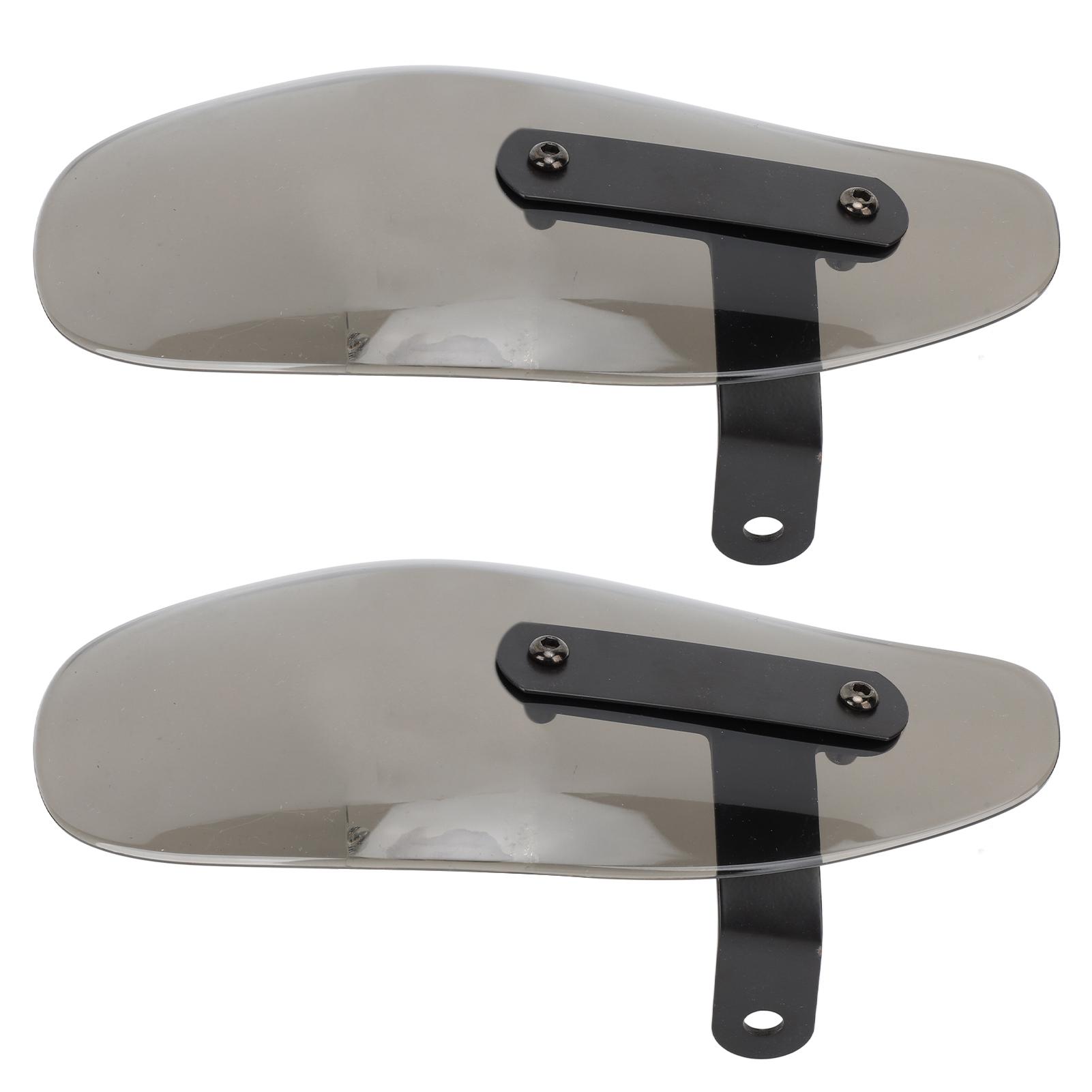 

Motorcycle Hand Guard Reduce Wind Resistance Universal Fit for Most Motorcycles Electric Bike Smoky
