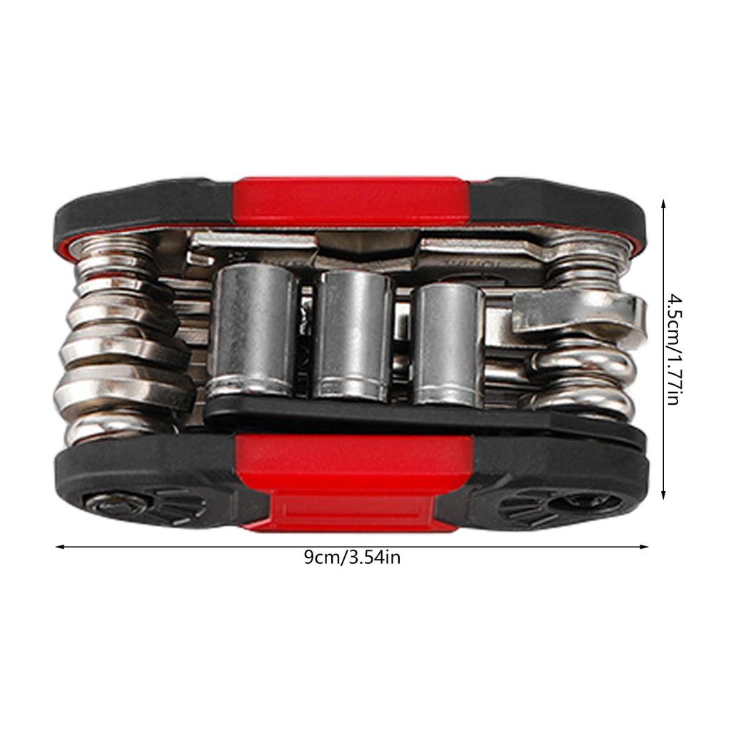16 In 1 Multi-Function Bike Mechanic Repair Tool Portable Maintenance Tool for Mountain Road Bike Cycling Easy To Use