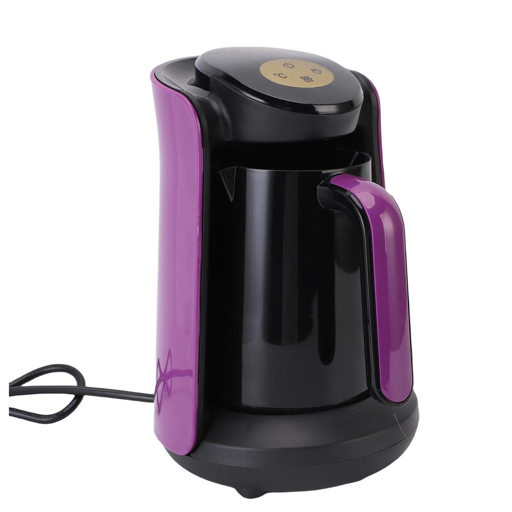 400W Turkish Coffee Maker Machine 6 Cups with Temperature Control LCD Display 3 Heating Modes for Home Travel EU Plug
