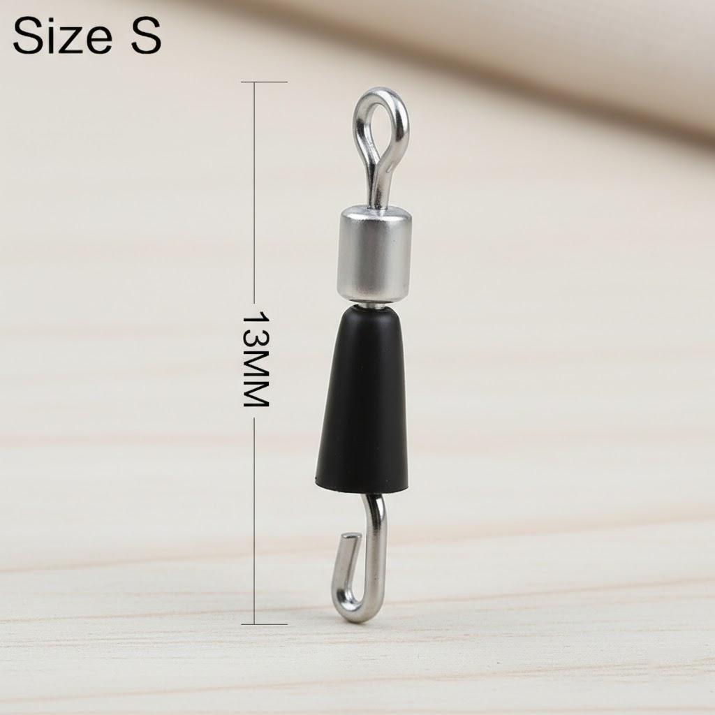 Fishing Swivels Ball Bearing Connectors Quick Link Hooks 10PCS Fishing Tackle Accessories Tools