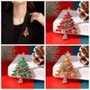 Clothes Accessories Christmas Brooch Korean Style Christmas Tree Brooch  Gift