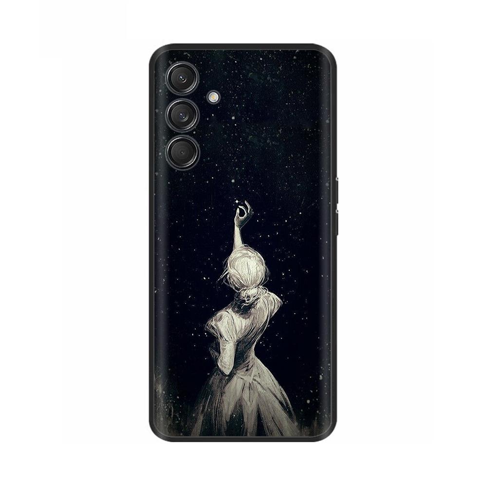 Case For Samsung Galaxy M15 M55 F15 5G Soft Silicone Back Cover For Samsung M15 SM-M156B M556B Phone Protective Shell Cases Para