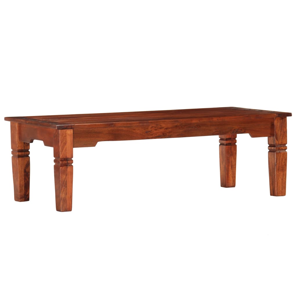 Coffee Table 110 X 50 X 35 Cm Solid Acacia Wood