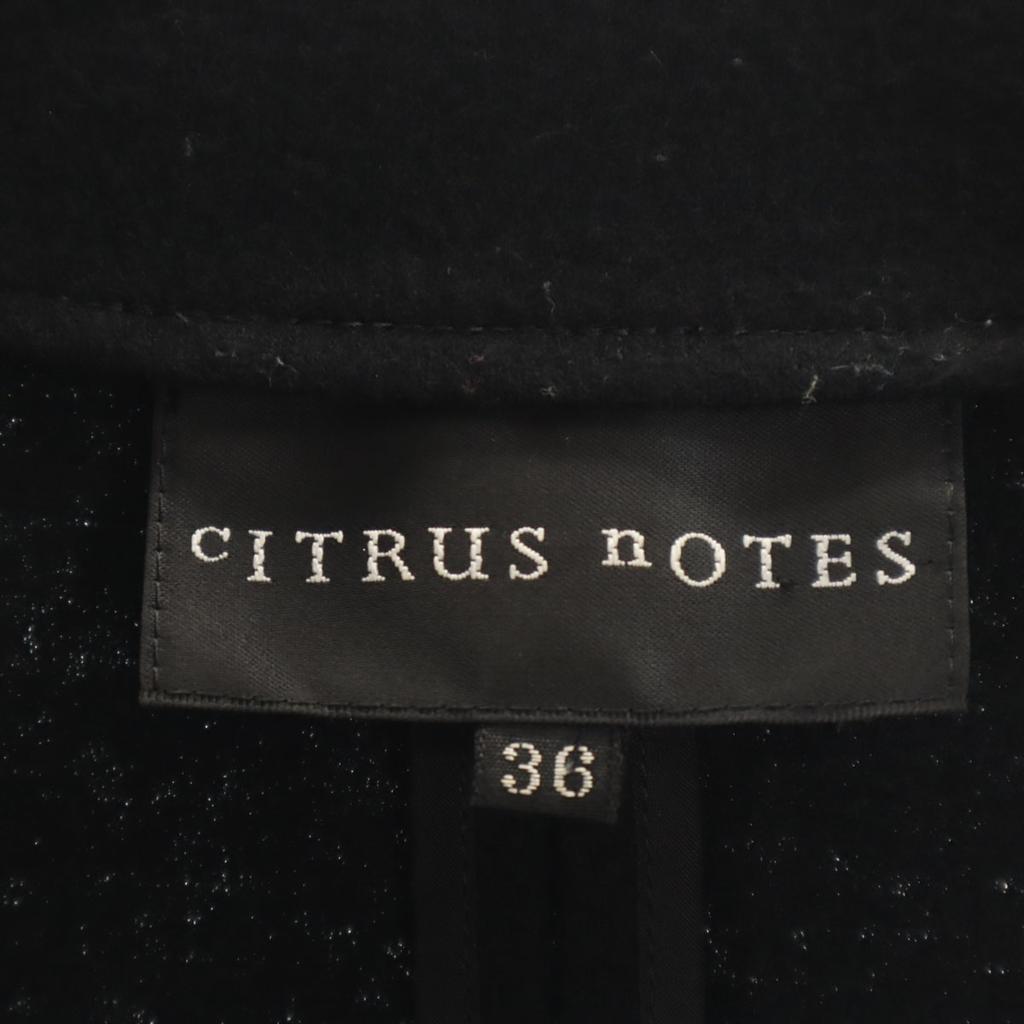 Terno de saia de lã com notas cítricas Conjunto 36/34 preto Feminino Usado