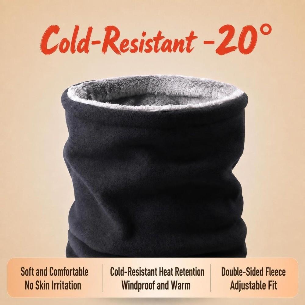 Fleece Lining Fleece Neck Scarf Thickened Face Cover Outdoor Warmer Cycling Neck Warmer Motorcycle