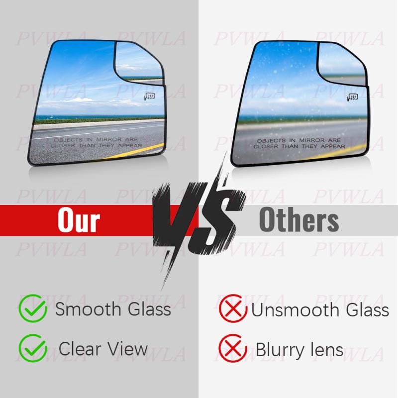 Right Side Heated Lens For Ford F-150 F150 2015 2016 2017 2018 Rearview Mirror Glass Car Accessories FL3Z17K707C