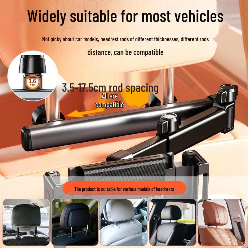 Universal Telescopic Rear Seat Tablet & Phone Holder for Cars