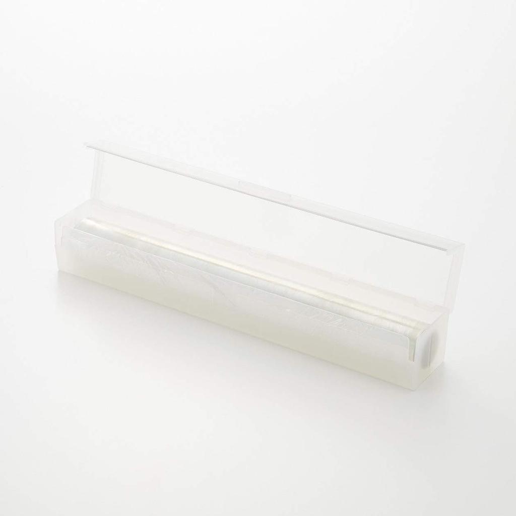 MUJI Polypropylen Innpakning Stor Kasse, (25-30cm Bred), 38744597, Semi-Transparent