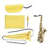 4Pcs Sax Mouthpiece Brush Kit Lightweight Portable   Wiping Cloth Saxophone Cleaning Set for Sax