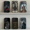 Santa Muerte Art Phone Case For iPhone 16,15,14,13,12,11,Pro,Max,Plus,X,XS,SE4,E,Mini,Soft Black Case
