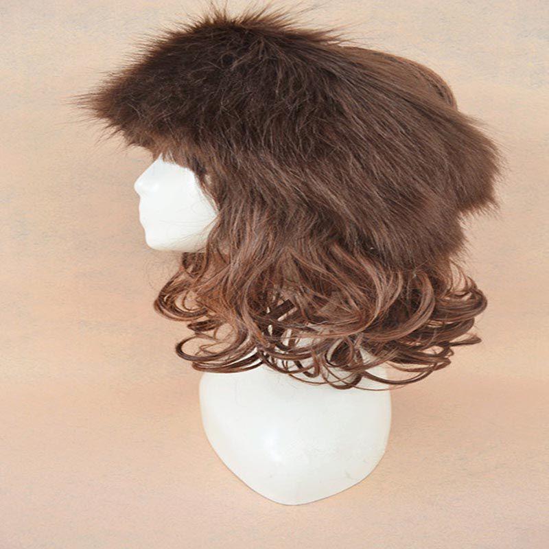 Stylish Women Lady Russian Fluffy Faux Fox Fur Hat Headband For Winter Comfort
