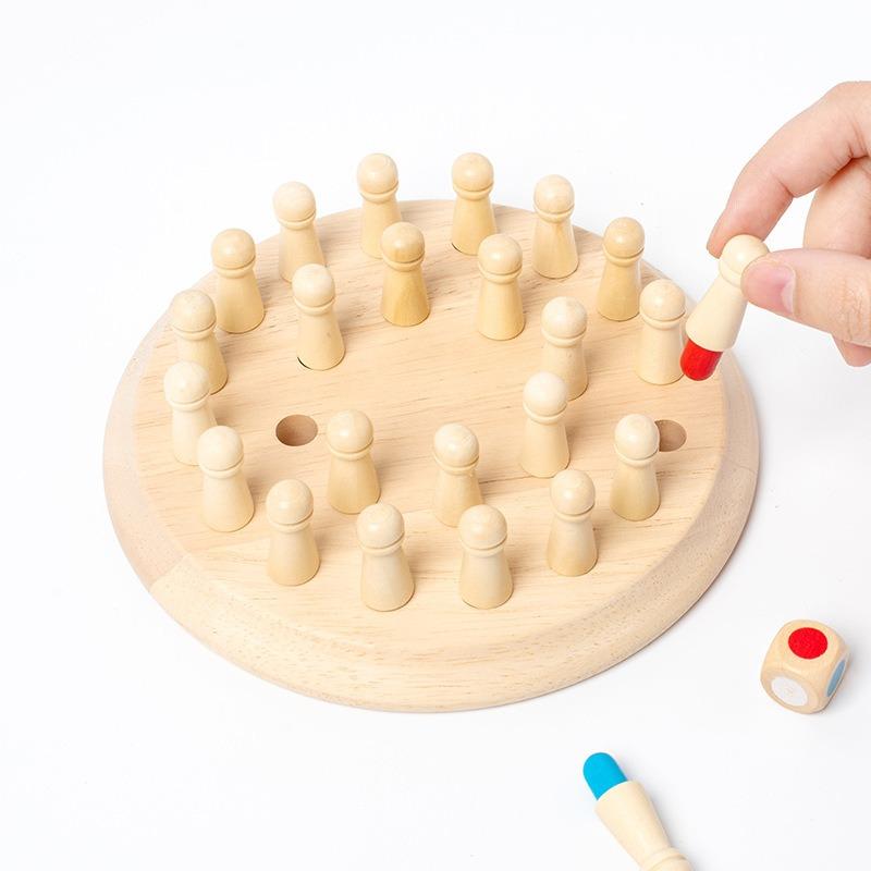 Color Memory Chess Board Kids Educational Toy Parent Child Interactive Game