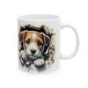 Individuelle Haustier-Namens-Tasse 11oz Personalisierte Keramik-Kaffeetasse mit dem Namen & Foto Ihres Hundes/Ihrer Katze Anpassbares Geschenk für Tierliebhaber