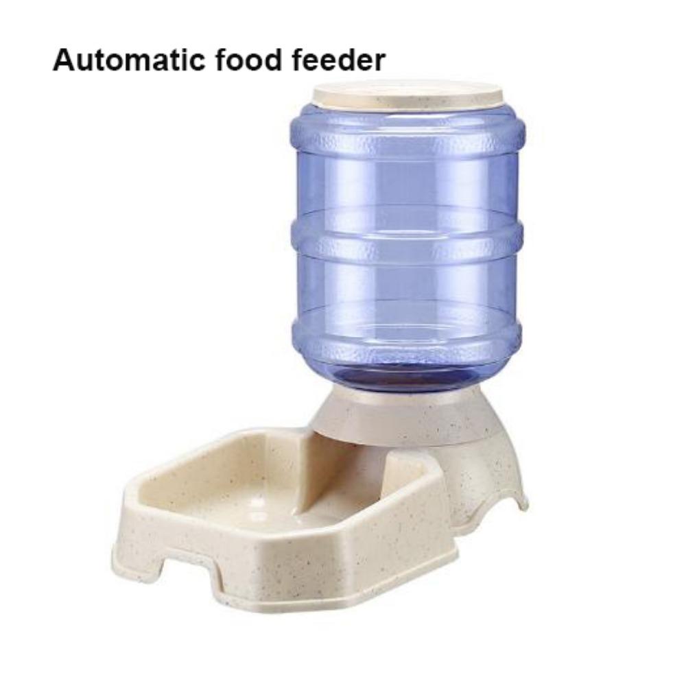 High Capacity Dog Automatic Feeders Plastic 21*32.5*31cm Feeding and Drinking Tool 5 Colors Pet Feeding Bowl Pet Supplies