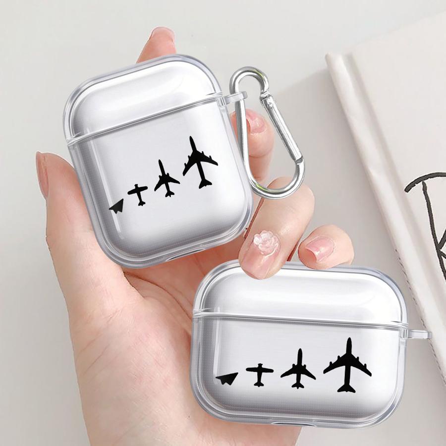 Hülle Für Airpods Pro3 Pro2 4 1 3 2 Pro Klare Kopfhörerhüllen Abdeckung Das Flugzeug