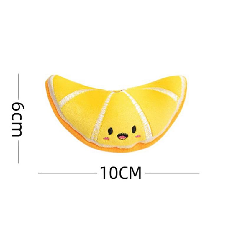 Pet Teeth Grinding and Anti Bite Toy Cartoon Plush Animal Cute Doll Self Fun and Soothing Pet Cat Toy Suitable for Home Play