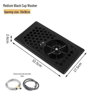 OEING Built-in Sink Glass Rinser with Drip Tray