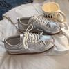 Bow lace-up German training shoes women's autumn 2025 new fashion versatile skirt sports and leisure white shoes