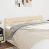 VidaXL 2x Headboards Bedroom Furniture Bed Accessories Single Bed Heads Interior Bed Frame Cream 346373