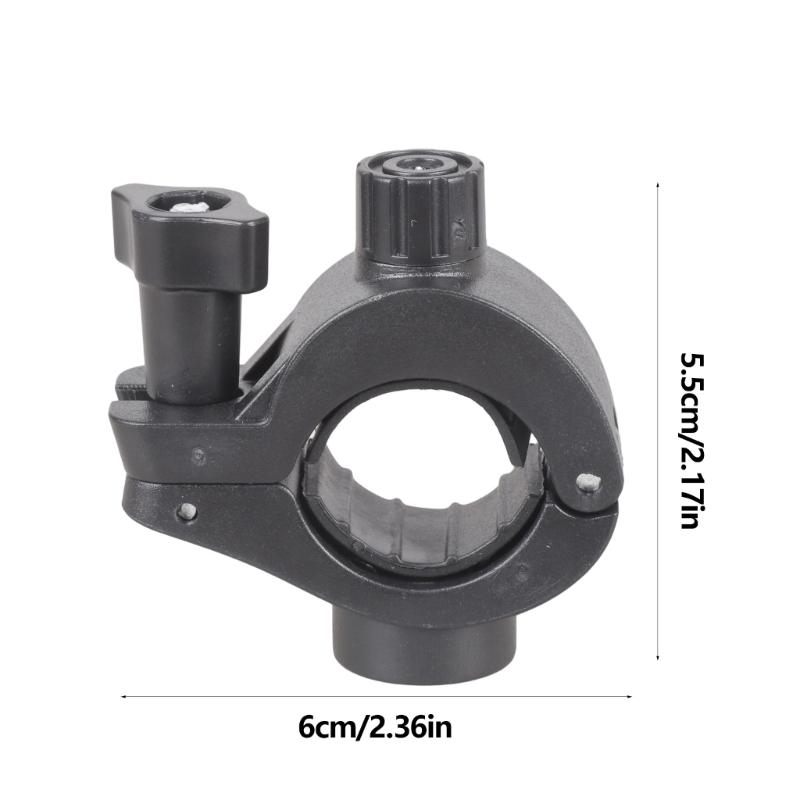 1/4in Female Screw Hole Base Mount Clamp For Camera Phone Holder for 15mm To 25mm Handlebars Photography Accessories