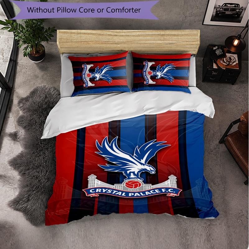Crystal Palace Themed Bedding 3Pcs Duvet Cover Set Decorative Bed Linen For Teen Room Home Decoration