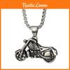 Vintage Motorcycle Inspired Pendant Necklace For Fashionable Men And Women