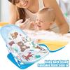 Baby Bath Seat, Foldable Portable Infant Bathtub with Adjustable Recline & Anti-Slip, Newborn to Toddler Bath Chair with Drain Hole