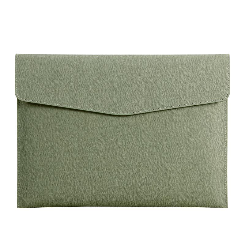 Premium Leather A4 Document Bag with Logo Printing Option