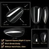 Clear Gel Nail Tips DIY Nail Extensions Transparent False Nails Art Decoration Long-Lasting Perfect for DIY Nail Art